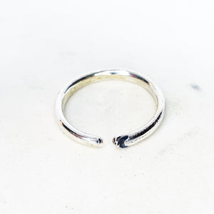 Open Band Sterling Silver Ring by Kirra-lea Caynes   SOLD