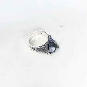 Stirling Silver Textured Dress Ring by Kirra-lea Caynes