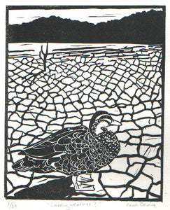 "Lovely Weather?"- Traditional Artist's Hand Pulled Print by Mellissa Read-Devine