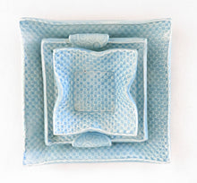 Load image into Gallery viewer, Blue Glazed Nesting Plates by Susan Hulland
