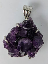 Load image into Gallery viewer, Amethyst Crystal Pendant in Sterling Silver
