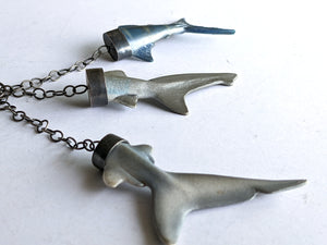 Shark Tail Necklace by Kristin Lora